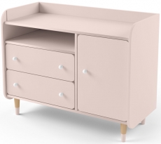 Комод з пеленальним столиком IndigoWood Bubble II Duo pink